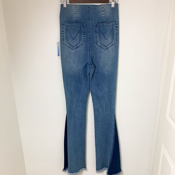 Show Me Your Mumu Two Tone Berkeley Bells Jeans 26 - Picture 6 of 9